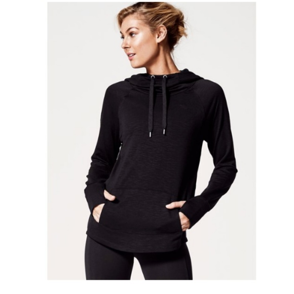 Running Bare Long Weekend Hoodie in Black - Picture 4 of 8